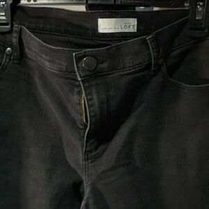 Loft Made And Loved Black Jeans - EUC